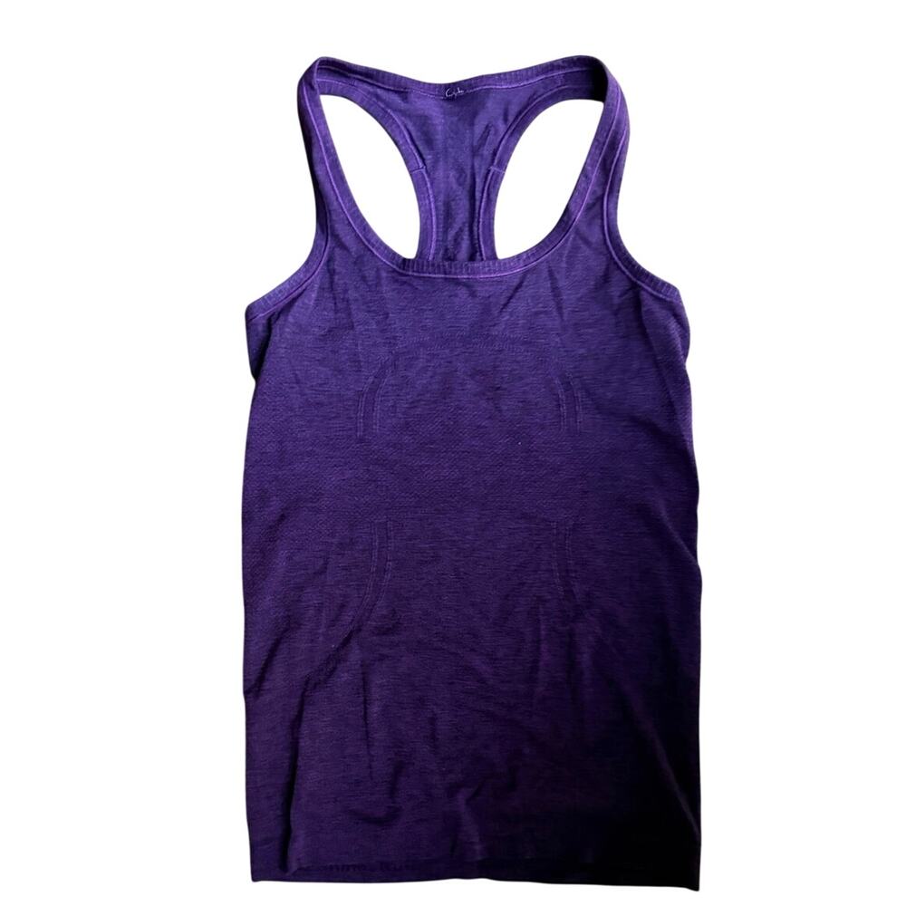 Lululemon Swiftly Tech Racerback Purple Seamless Classic Athleisure Tank Top